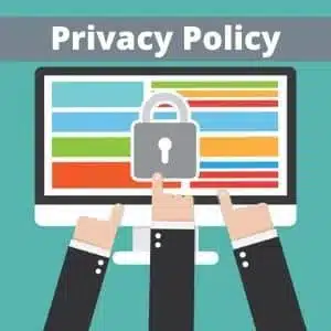 Privacy Policy Data Security Lock Illustration
