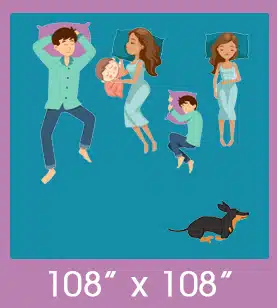 Alaskan King Bed Size Icon