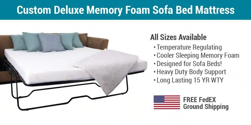 Natural Latex Sofa Mattress with Organic Cotton Cover and Blanket
