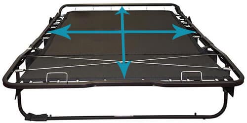 Sofa Bed Mechanism Compressed