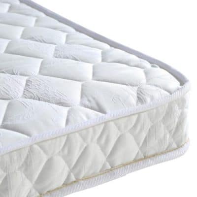 Innerspring sofa bed mattress closeup