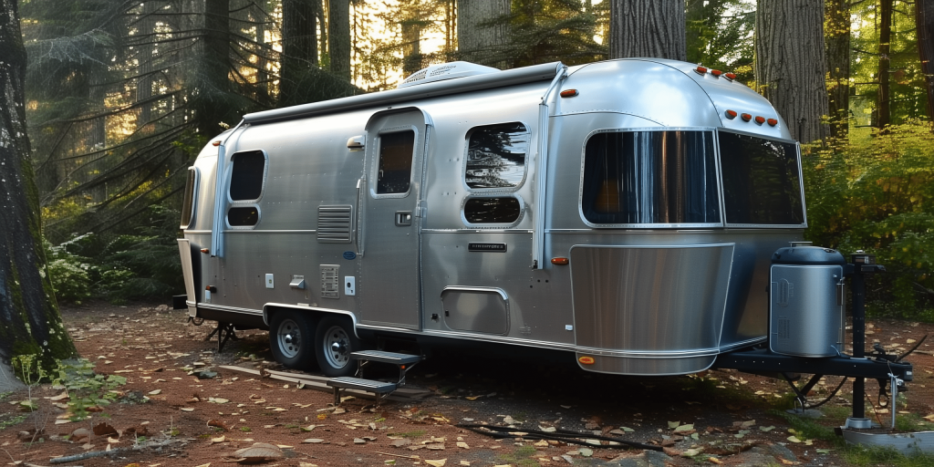 Airstream International travel trailer
