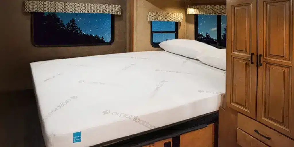 Sedona RV mattress nighttime bedroom