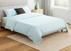 Comforter light Blue Angle