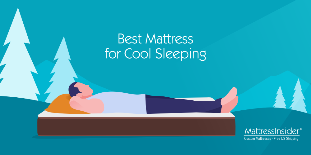 Best cooling mattress sleep illustration