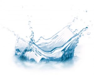 Blue water splash clean fresh image