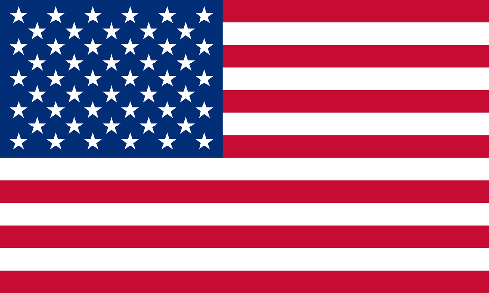 American flag USA made in America
