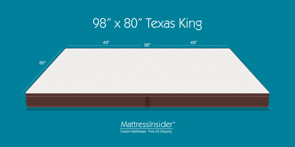 98" x 80" Texas King Flipped Orientation