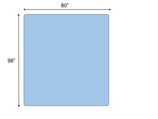 Texas King Mattress Size Diagram