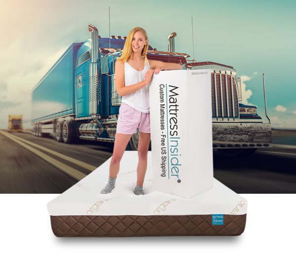 Luxury truck mattress with semi truck